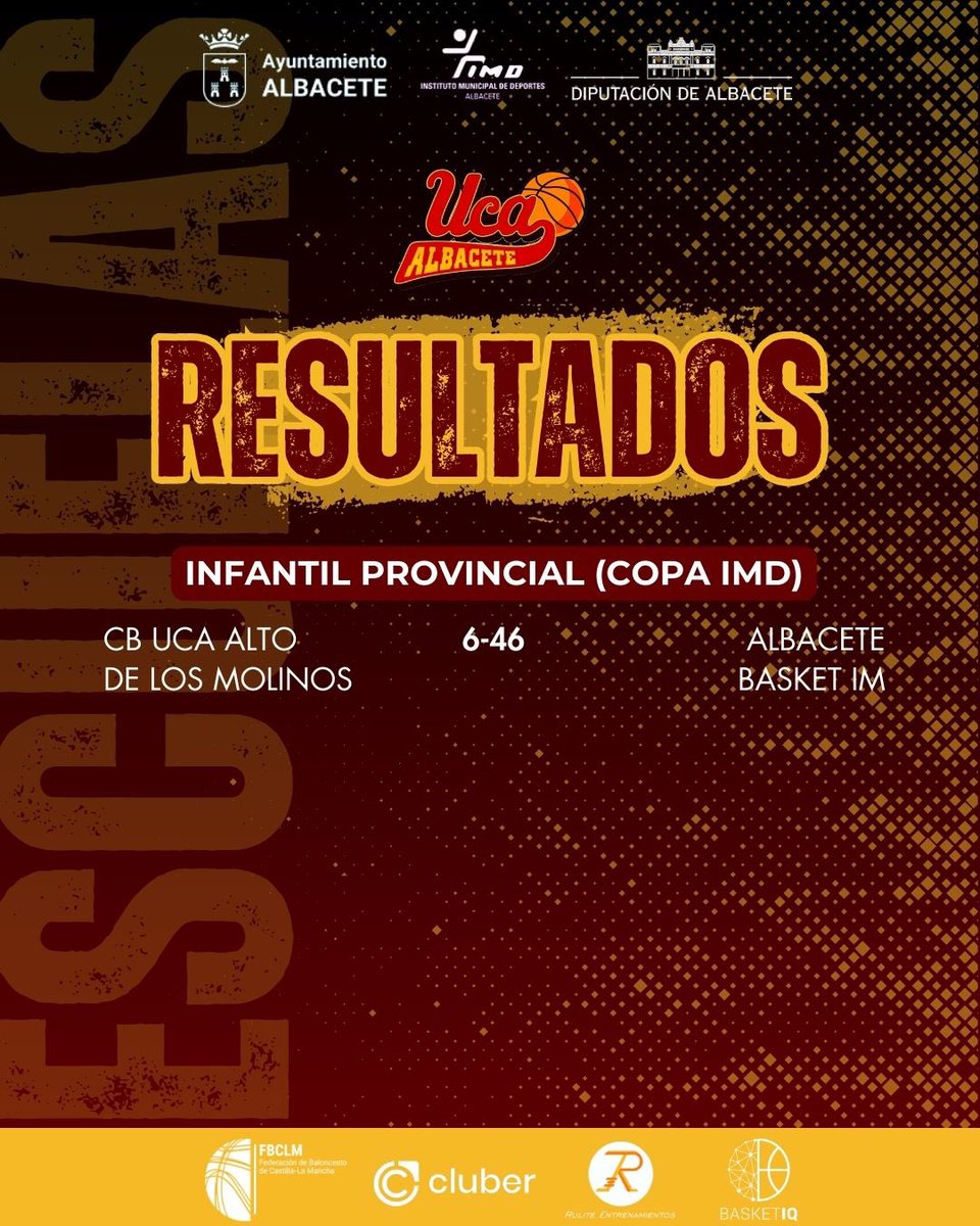 ucacb's tweet photo. Nuestros equipos siguen creciendo, compitiendo y, sobre todo, disfrutando. 💪🏼❤️

💥Y esta tarde… ¡se juega el partido aplazado del alevín local! CB UCA SF Coll vs CB UCA Conejos, en el pabellón Virgen de Los Llanos a las 18:00h. 

¡seguimos jugando! ¡Vamos UCA! 

#CBUCA https://t.co/3mV95WmP1a