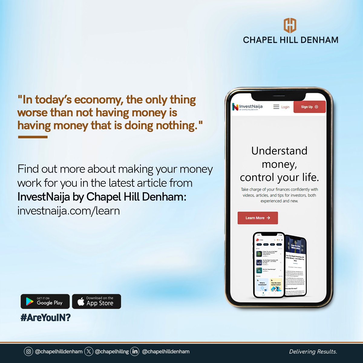 Chapel Hill Denham (@chapelhillng) on Twitter photo In today’s economy, the only thing worse than not having money is having money that is doing nothing. So, what are your real options? Dive into the latest article from <a href="/investnaija/">InvestNaija</a> by Chapel Hill Denham and learn more about making your money work for you: investnaija.com/saving-investi… In today’s economy, the only thing worse than not having money is having money that is doing nothing. So, what are your real options? Dive into the latest article from <a href="/investnaija/">InvestNaija</a> by Chapel Hill Denham and learn more about making your money work for you: investnaija.com/saving-investi…