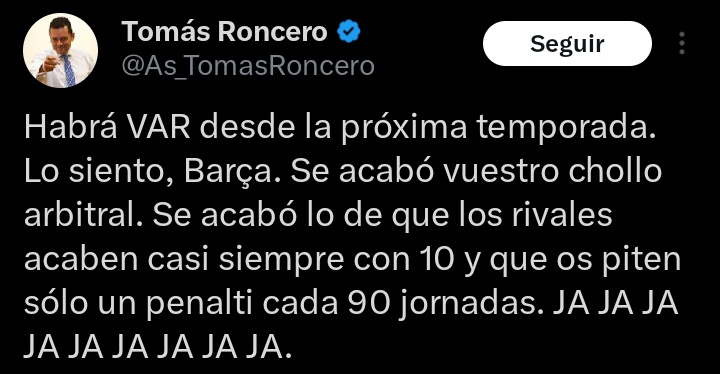 LaMasiaDe1899's tweet photo. Días duros para Tomás https://t.co/DWKBcNlhE7