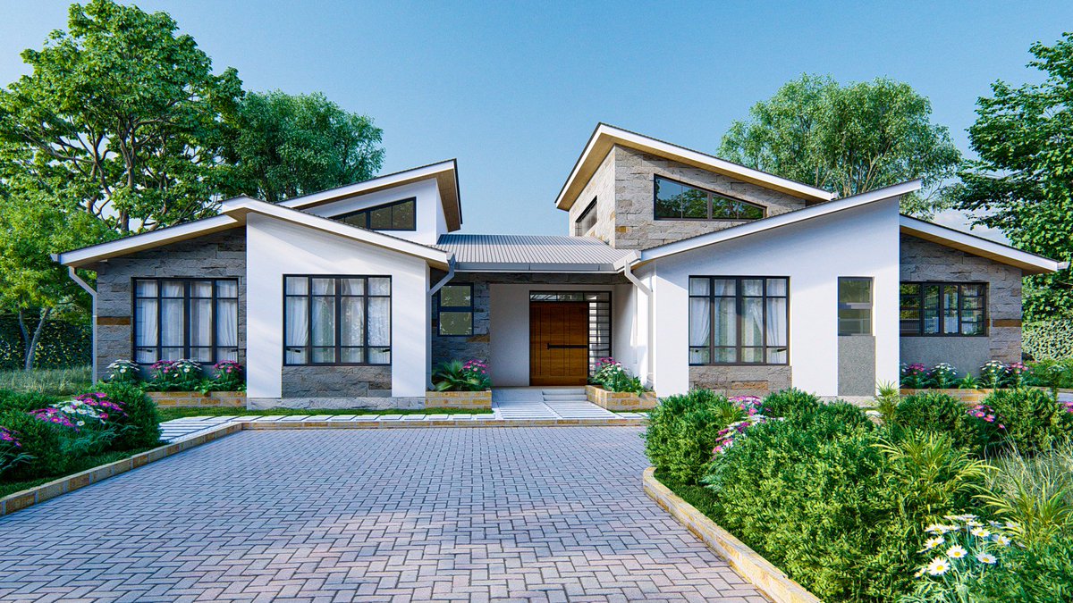 HouseDesignsKe's tweet image. Which bungalow design do you fancy?