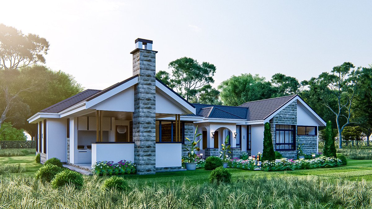 HouseDesignsKe's tweet image. Which bungalow design do you fancy?