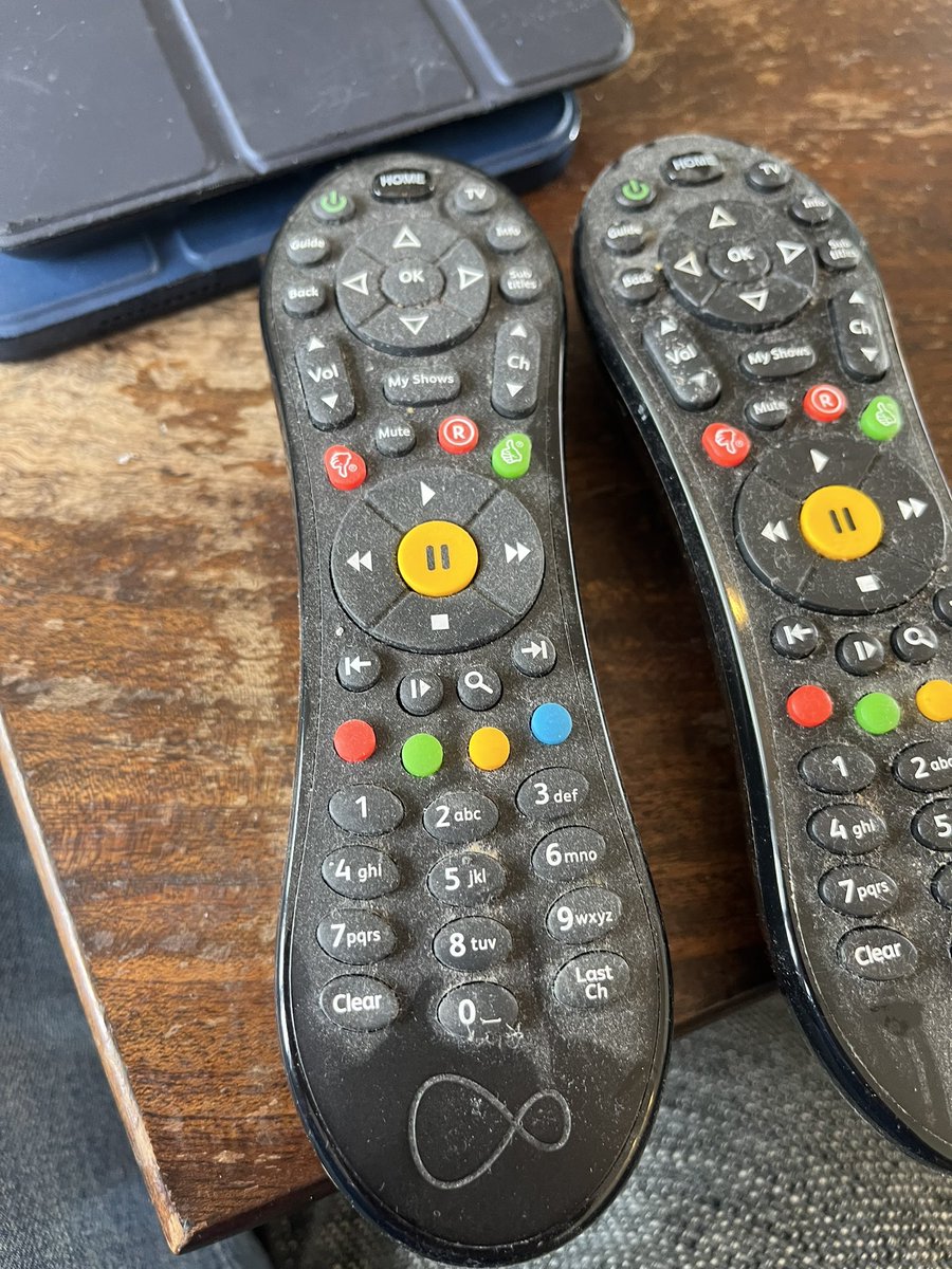 Vonk9's tweet photo. @virginmedia we have these remote controls that we don't need anymore. Do you want them back? https://t.co/yyxW38UzcH