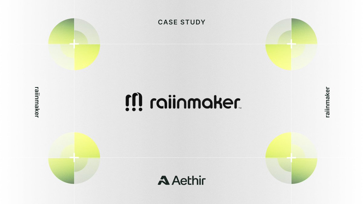 Raiinmaker – Scaling Decentralized AI Annotation with Aethir ( A case study 🧵)

<a href="/Raiinmakerapp/">Raiinmaker</a>, a next-gen decentralized data validation and AI annotation platform, is revolutionizing the way AI models are trained &amp; validated.

To sustain their explosive growth and scale