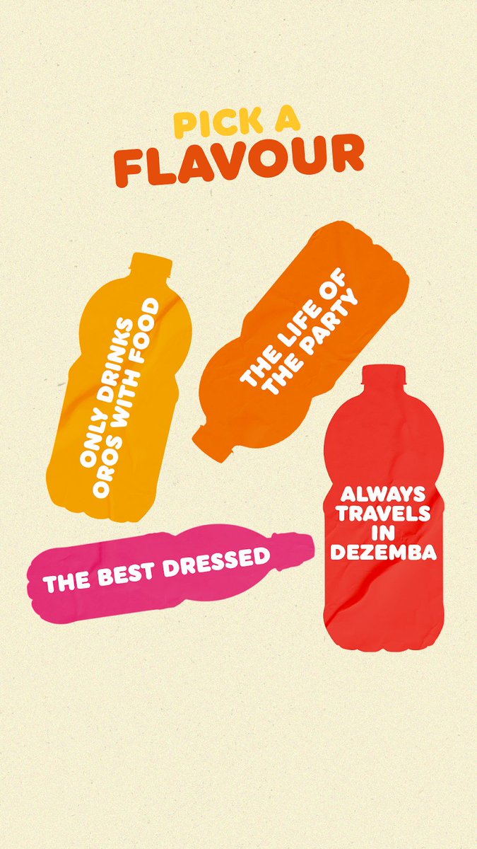 Yfm's tweet photo. South Ah, which @sa_oros         flavour best describes you? Tag your bestie and let’s see what you get #OROS #MixingItUpFor125Years https://t.co/I4ZomuJCgk