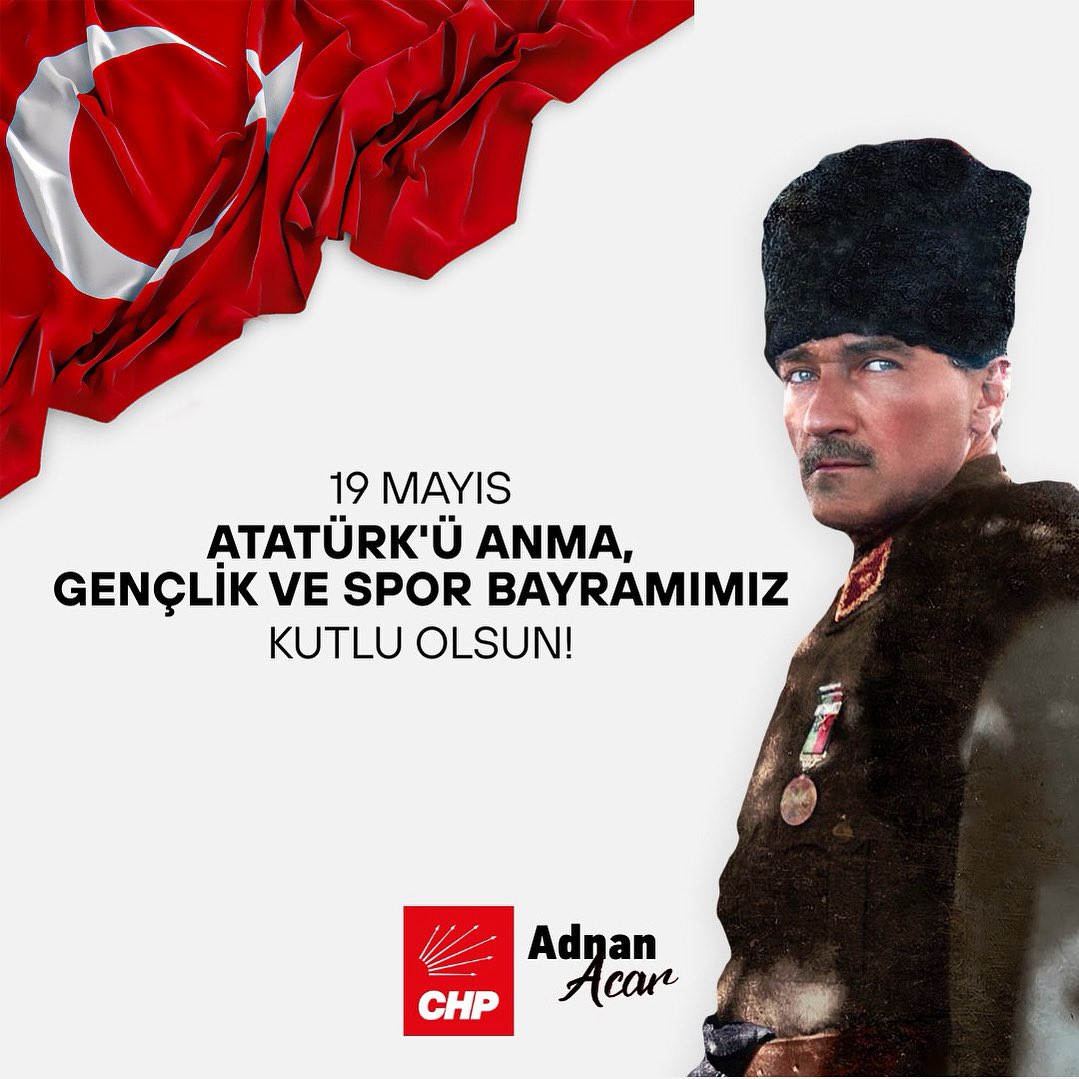 acaradnan06's tweet photo. 19 Mayıs 1919
Bir milletin küllerinden yeniden doğduğu, esarete başkaldırdığı gündür.
Mustafa Kemal Atatürk’ün Samsun’a çıkarak yaktığı kurtuluş meşalesi, Anadolu’nun dört bir yanını aydınlatmış; bağımsızlık mücadelesinin ilk adımı olmuştur.

Bu tarih, yalnızca bir başlangıç değil, aynı zamanda geleceğe bırakılmış en değerli mirastır.
Atatürk’ün “Bütün ümidim gençliktedir” diyerek emanet ettiği bu gün, gençliğe duyduğu güvenin ve inancın en güçlü ifadesidir.

19 Mayıs;
Bir inancın, bir direnişin ve bir milletin ayağa kalkışının adıdır.
Cumhuriyetin temelleri, bu ruhla atılmıştır.

Geleceğimizin teminatı gençlerimize, bu büyük mirası taşıma sorumluluğu ve onuru düşmektedir.

Başta Ulu Önderimiz Gazi Mustafa Kemal Atatürk olmak üzere tüm şehitlerimizi saygı ve minnetle anıyorum. 

19 Mayıs Atatürk’ü Anma, Gençlik ve Spor Bayramımız Kutlu Olsun! 🇹🇷

#19Mayıs
