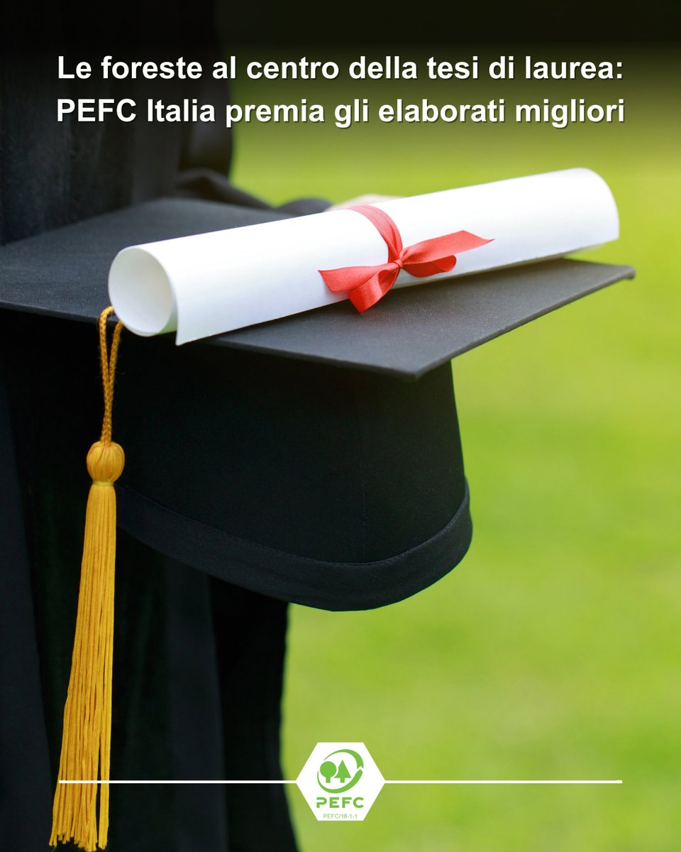 📌 Partecipa al bando #PEFCItalia che premia con €500 le 5 migliori tesi di #laurea 🎓 dedicate al patrimonio forestale 🌲. Le tesi presentate dovranno vertere sui temi della pianificazione, della gestione e della certificazione forestale in Italia.⤵️
pefc.it/news/le-forest…