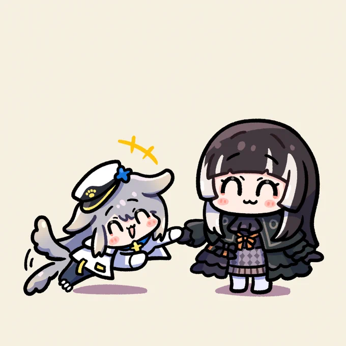 コラボたのしみじゃ! #るりらでん #栞葉書 #らでん似絵