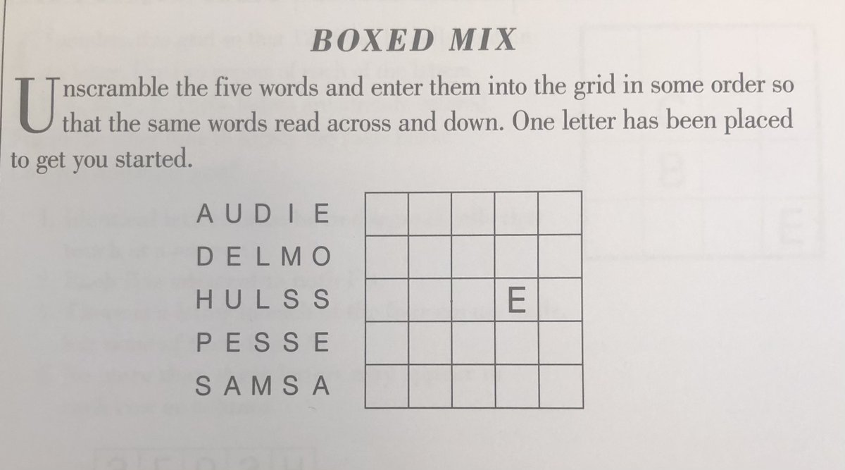 Good morning, it's time for  Saturday's challenge🙂- why not give it a go and let's see if you can beat us to it! We'll post the solution tonight at 9pm.  #Mensa #IrishMensa
