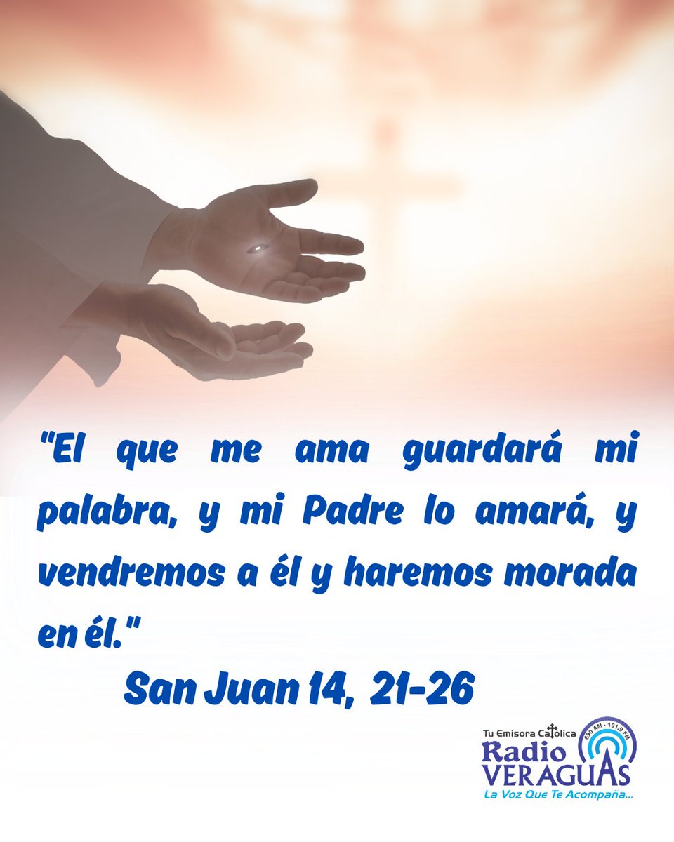 Jesús nos recuerda que el amor verdadero hacia Él se demuestra con obediencia y fidelidad a su palabra.

El Espíritu Santo, enviado por el Padre, será nuestro guía y maestro, recordándonos sus enseñanzas y acompañándonos siempre.