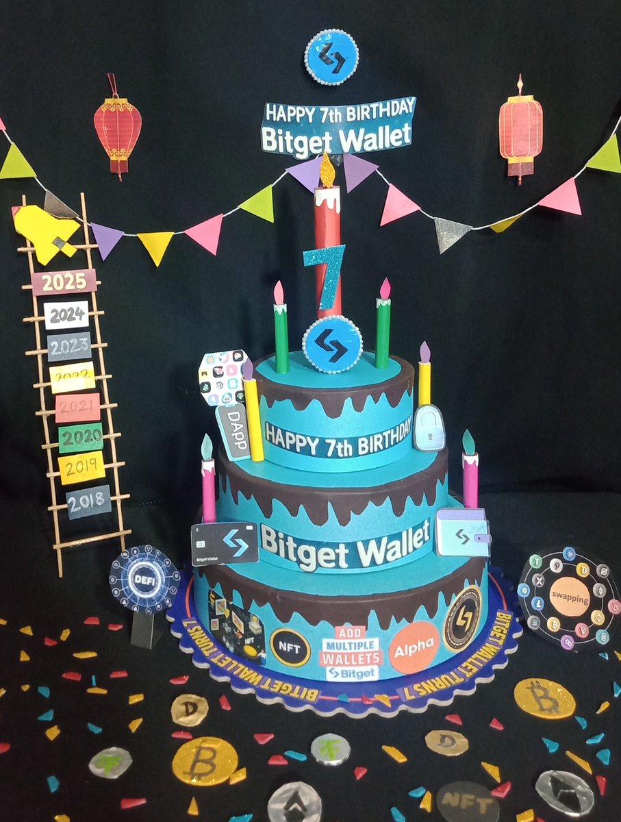 3s_41's tweet image. To My Trusty #BitgetWallet,
Happy 7th birthday! Thanks for 7 years of secure transactions, smart decisions, and Alpha savings. Cheers to many more years! 🎉
@BitgetWallet 
 @BGWalletAlp
@BGWalletAl 
#BitgetWallet7 
#Crypto4Everyone 
 @KarryWeb3 
@alvin_kan
 @JamieElky 
@kajiweb3