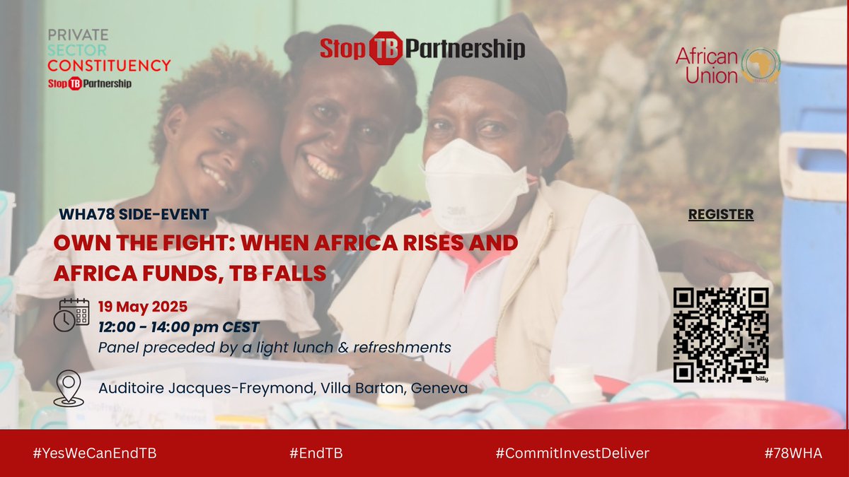 Stop TB Partnership (@stoptb) on Twitter photo Off to a good start #WHA78
āWe have done enough talking as member states, it's time to take impactful decision making that includes sustainable innovative financing as part of a multi-prong approach to TB care on the African Continentā - H.E <a href="/amma_twumamoah/">Amma A. Twum-Amoah</a> Off to a good start #WHA78
āWe have done enough talking as member states, it's time to take impactful decision making that includes sustainable innovative financing as part of a multi-prong approach to TB care on the African Continentā - H.E <a href="/amma_twumamoah/">Amma A. Twum-Amoah</a>
