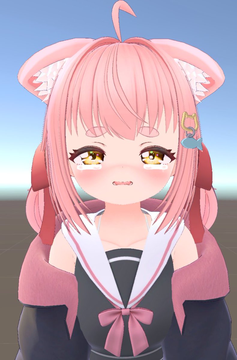 arumaron_'s tweet photo. 【進捗報告】
制作中のVRChat用アバター「ミャオリン」
unity内での改変用シェイプキーを使った、デフォルトの顔より幼くした例と、一部表情のサンプル画像。

#3DCG https://t.co/2sV8Jp0ubS