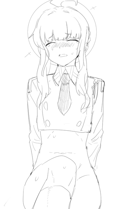 観測上クリスタで初めて描いた不知火 20230628 