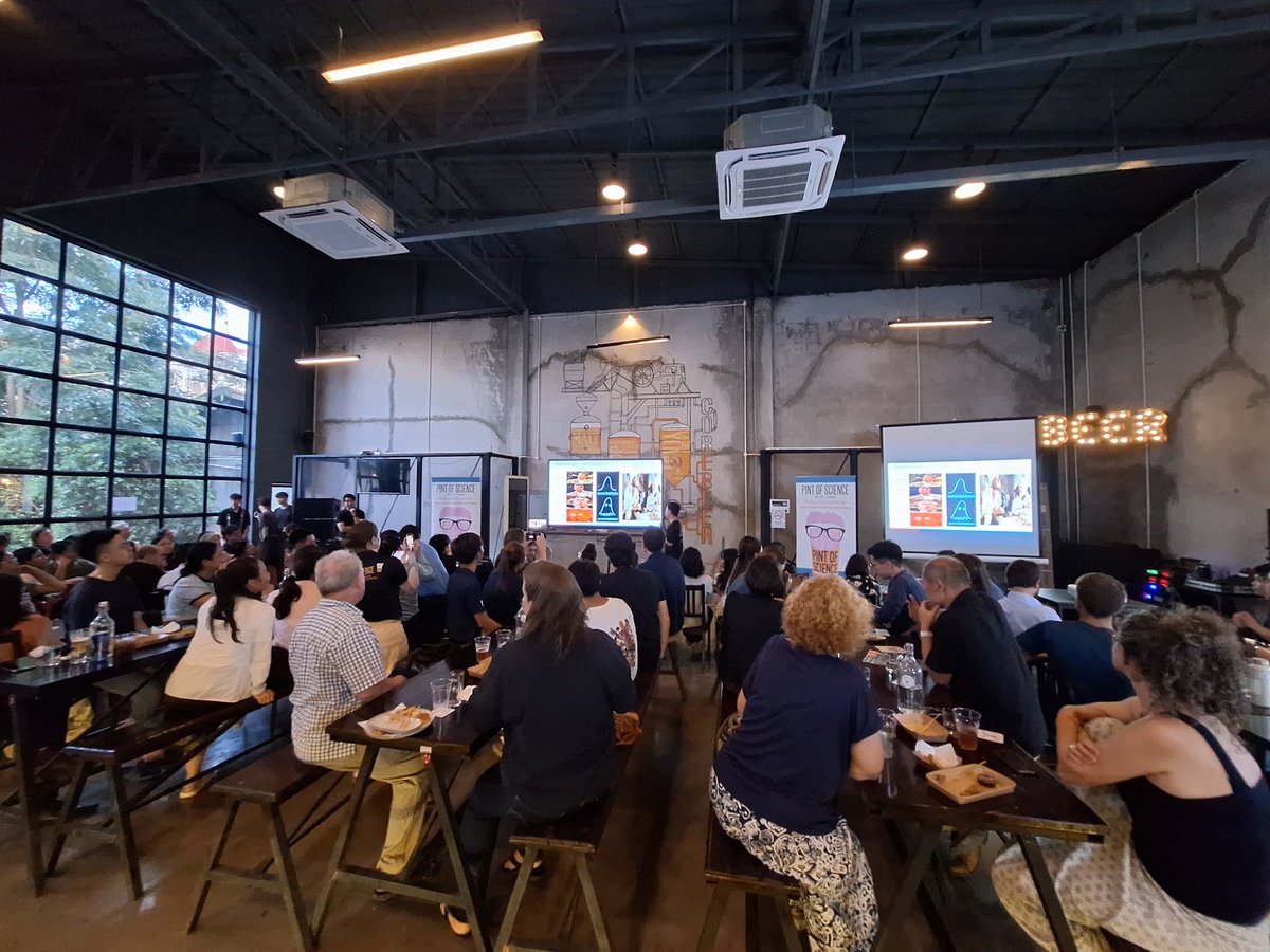 Pint of Science LA (@pintofsciencela) on Twitter photo And Pint of Science Laos is on!  First talk by Anousin Homsana and Cholangiocarcinoma in #Laos #pint25 And Pint of Science Laos is on!  First talk by Anousin Homsana and Cholangiocarcinoma in #Laos #pint25