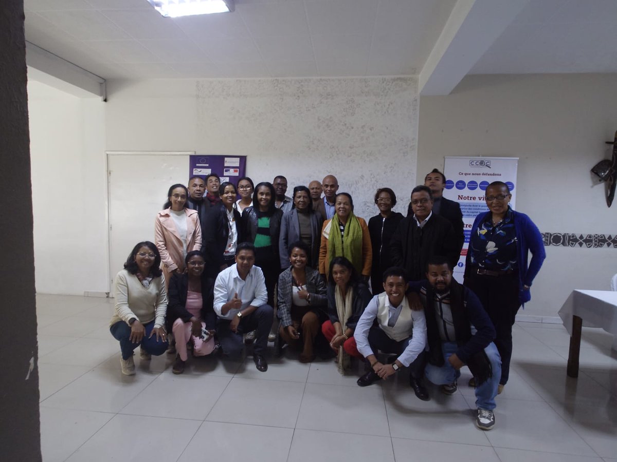 CCOCMadagascar's tweet photo. Retour en photos de l'atelier national de présentation des résultats du projet CMC-Health et d'élaboration d'un plan de plaidoyer, en collaboration avec l'ONG SAHA et ASOS. Pour en savoir plus, c'est par ici: https://t.co/JnW09R8HMi https://t.co/6iKPED5RIk