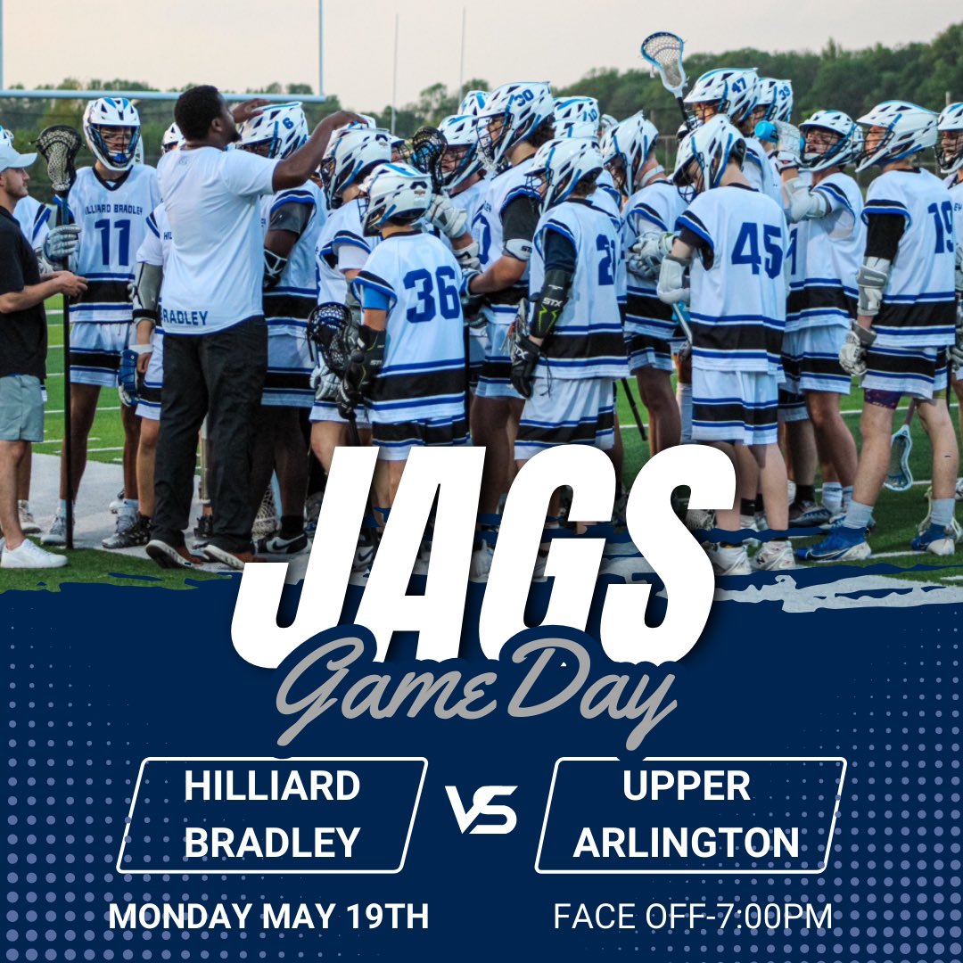 The Jags head to Upper Arlington tonight, face off in UA is 7:00. Go Jags!