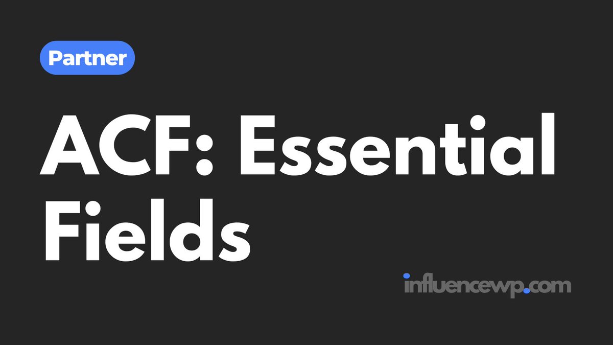 PineDigitalCo's tweet photo. The @bili_plugins team has partnered with InfluenceWP for their WordPress plugin that enhances advanced custom fields with additional field types.

Exclusive Deal. No Affiliation. Just Savings.👇
https://t.co/uDkMxxvtyy