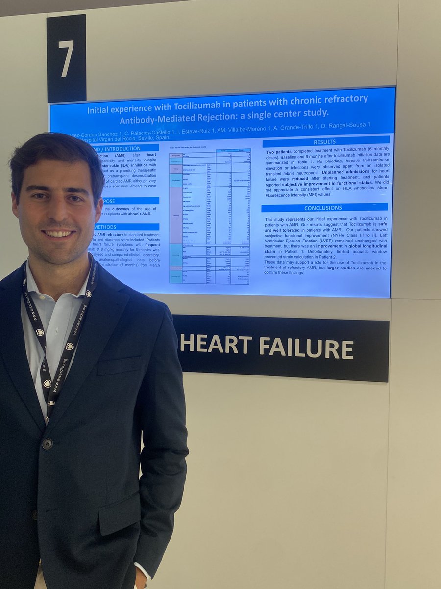carpalcas's tweet photo. We’re proud to share our work at #HeartFailure2025 representing our Advanced Heart Failure and Cardiac Transplant Unit. @santiagofgs @CorazonHuvr https://t.co/l3kMBJSdhV