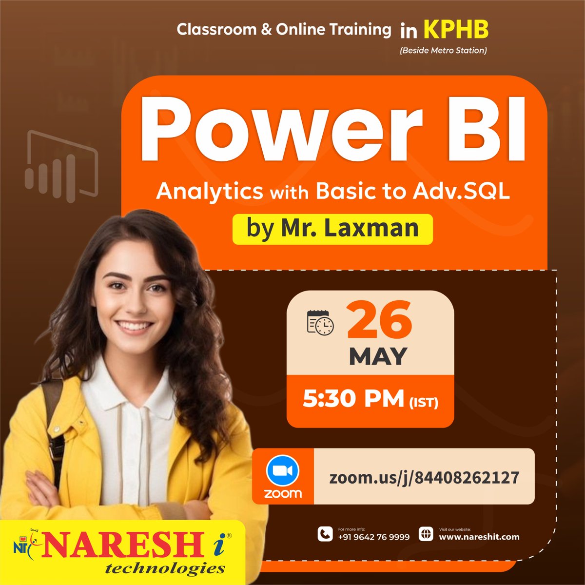 srirame66941586's tweet image. Want to turn raw data into beautiful dashboards? 📊
Join Power BI with Advanced SQL By Mr. Laxman

👉Register here: tr.ee/pUa84z
🕠May 22 | 5:30 PM IST

📚 Explore  IT courses: linktr.ee/ITcoursesFreeD…

#LearnPowerBI #SQLforAnalytics 
#BItraining #DataDashboards
