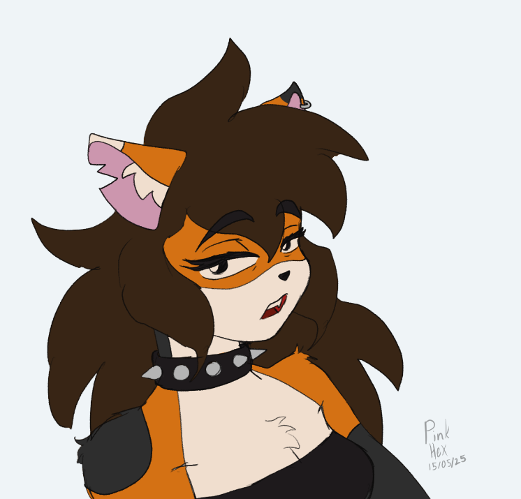 PinkHexArt's tweet photo. #furry #furryfandom  Finally posting my OC, Calico! She's a 22 year old catgirl. https://t.co/pp9DmX4fRb