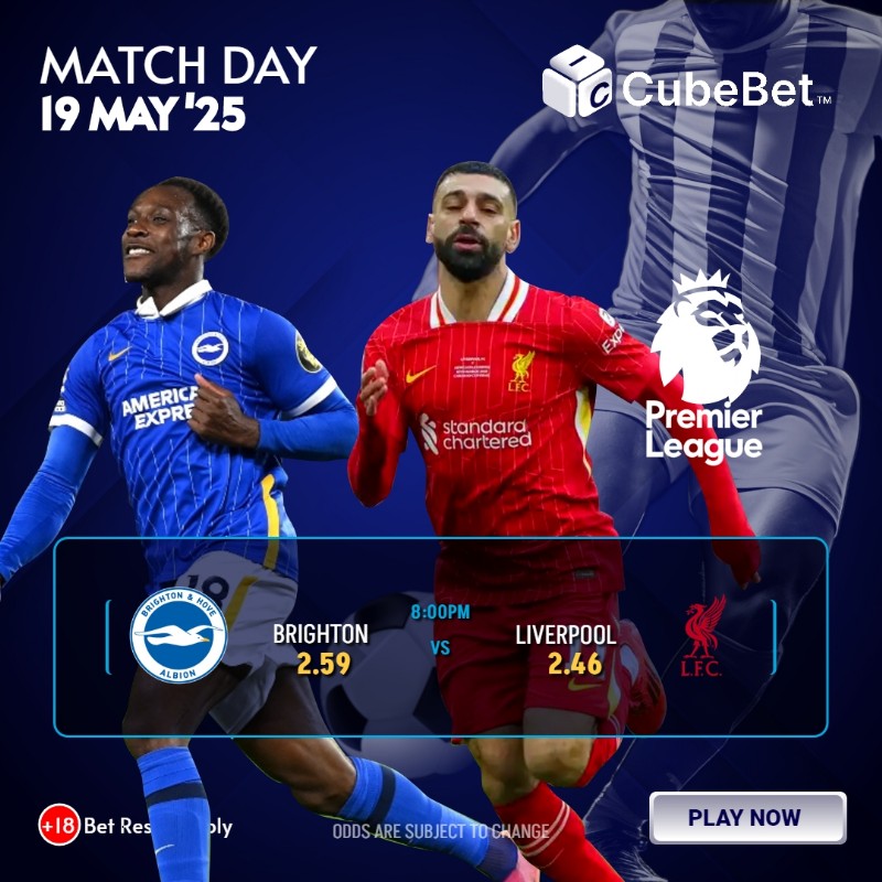 cubebetng's tweet photo. 𝐁𝐢𝐠𝐠𝐞𝐬𝐭 𝐨𝐝𝐝𝐬 𝐓𝐨𝐝𝐚𝐲⚡️

Bet with the biggest odds and best bonuses on today's football fixture between Brighton &amp; Liverpool

Tips.
✅ 𝗢𝘃𝗲𝗿 𝟮.𝟱 𝗚𝗼𝗮𝗹𝘀⚡️
✅ 𝗕𝗼𝘁𝗵 𝗧𝗲𝗮𝗺𝘀 𝘁𝗼 𝗦𝗰𝗼𝗿𝗲 ⚡️

𝗣𝗟𝗔𝗬 𝗛𝗘𝗥𝗘: ➡️ https://t.co/9qGMD82nuG

#EPL https://t.co/Yu0c59MMBM