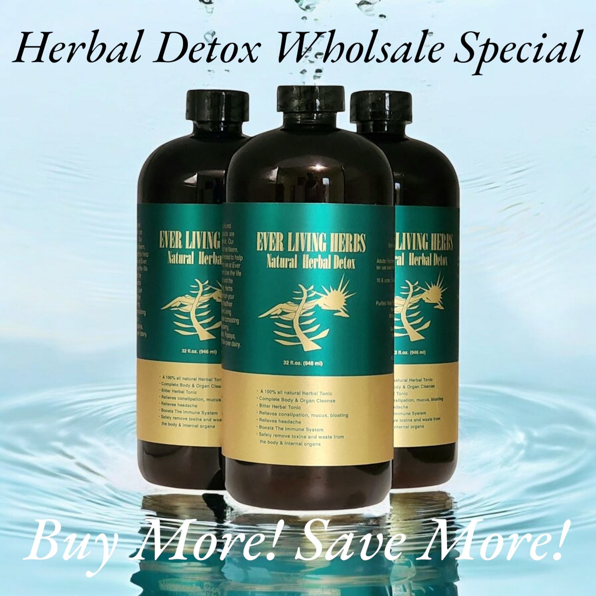 EverHerbs's tweet image. 🌿 Detox time! Grab 3 bottles of Ever Living Herbs Detox for just $115 + FREE shipping!

A good cleanse helps flush toxins, boost energy &amp;amp; support digestion. Feel lighter, clearer, better.

Limited time only! 💚 #Detox #HerbalHealth #CleanseNaturally
everlivingherbs.com/shop/ever-livi…