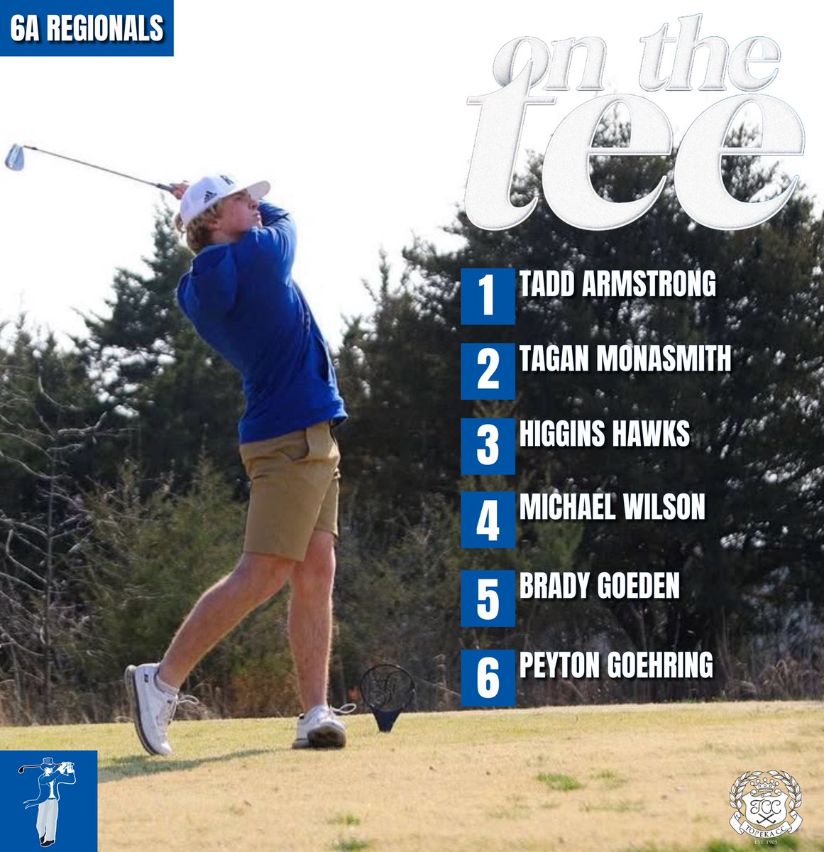 Washburn Rural Golf (@ruralgolf) on Twitter photo ⛳️ 6A Regional Championship
📍 Topeka Country Club
⌚️ 8:30am tee times
📊 Live scoring <a href="/ksgolfscores/">KansasGolfScores.com</a>
<a href="/TCCGolfShop/">Topeka CC Golf Shop</a>
<a href="/KSHSAA/">KSHSAA</a>
#compete ⛳️ 6A Regional Championship
📍 Topeka Country Club
⌚️ 8:30am tee times
📊 Live scoring <a href="/ksgolfscores/">KansasGolfScores.com</a>
<a href="/TCCGolfShop/">Topeka CC Golf Shop</a>
<a href="/KSHSAA/">KSHSAA</a>
#compete