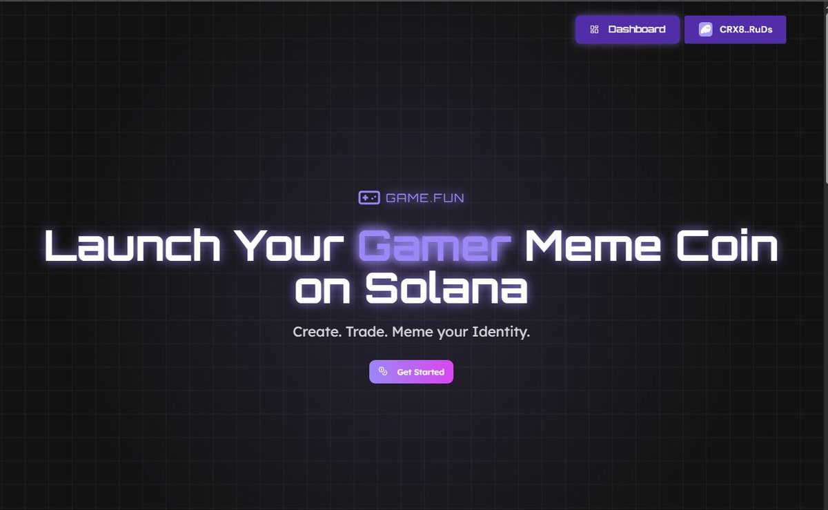 Mustafa3Murtuza's tweet photo. 🚀 GameFun is LIVE — the meme coin launcher & marketplace for gamers on Solana!
🎮 YouTuber or Twitch creator? Launch your own token (no code).
🪙 Let fans collect, trade & support you on-chain.
🔗 Try now + join waitlist: https://t.co/p1sHtC5cSz
#Solana #colosseum #SuperteamIN https://t.co/GdsSrwAsQ4