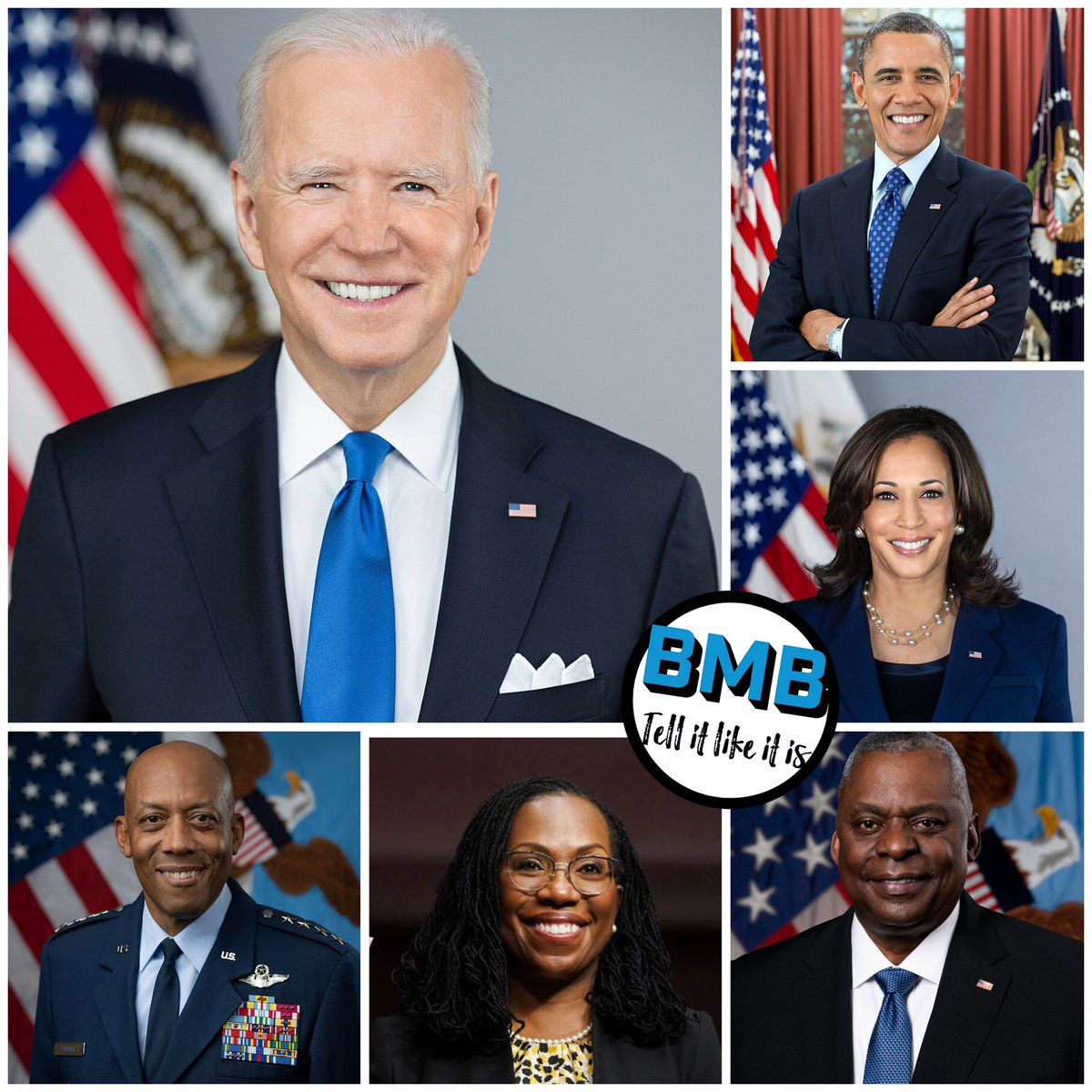 Bmbempower's tweet photo. Have you ever wondered why #JakeTapper and the #mainstream #media seem to relentlessly criticize #JoeBiden? Consider this: he served as #VicePresident under the first #BlackPresident, selected the first #Blackwoman as his Vice #President, appointed the first Black man as #SecretaryofDefense, nominated the first Black woman to the #SupremeCourt, and designated the first Black man to lead the Joint Chiefs of Staff. Make sense now!!!!