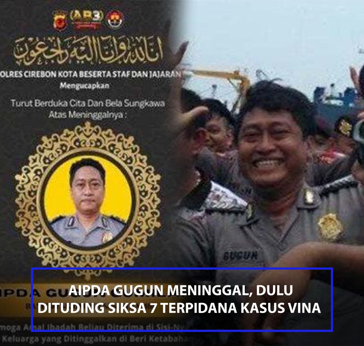 INGAT Aipda Gugun Gumilar? Dulu Dituding Siks@ 7 Terpidana Kasus Vina Cirebon, Dikabarkan Meninggal

Baca selengkapnya di medan.tribunnews.com/2025/05/19/ing…