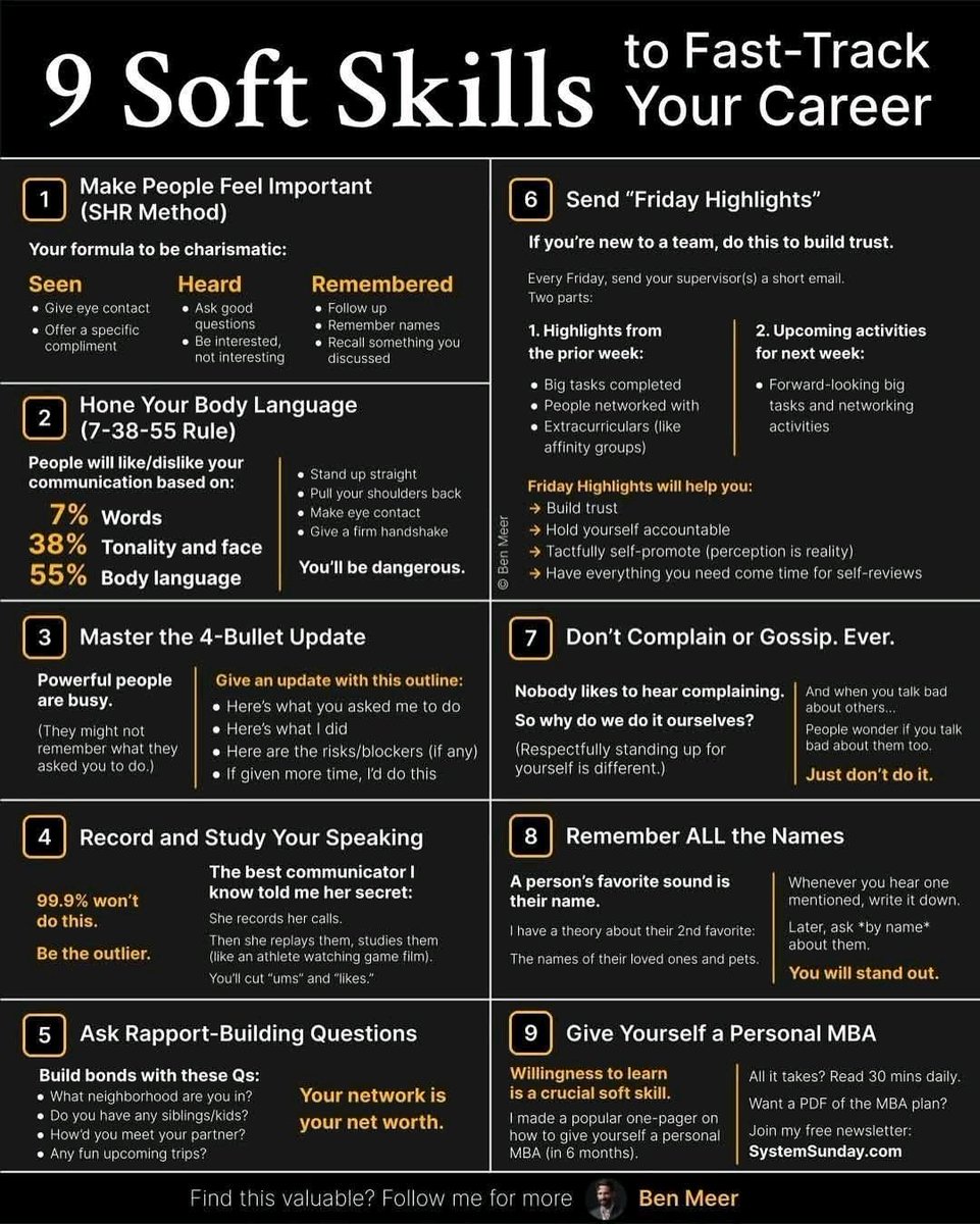 Book_therapy223's tweet image. 9 Soft Skills To Fast - Track your Career