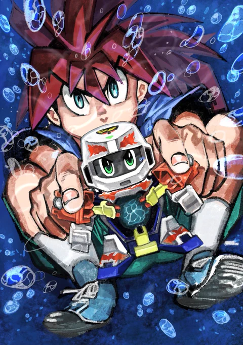 「アイツ、ブイを狙っとるのか!?アホが!!水中で発射しても水の抵抗でビー玉がブイまでとどくわけがない!」 