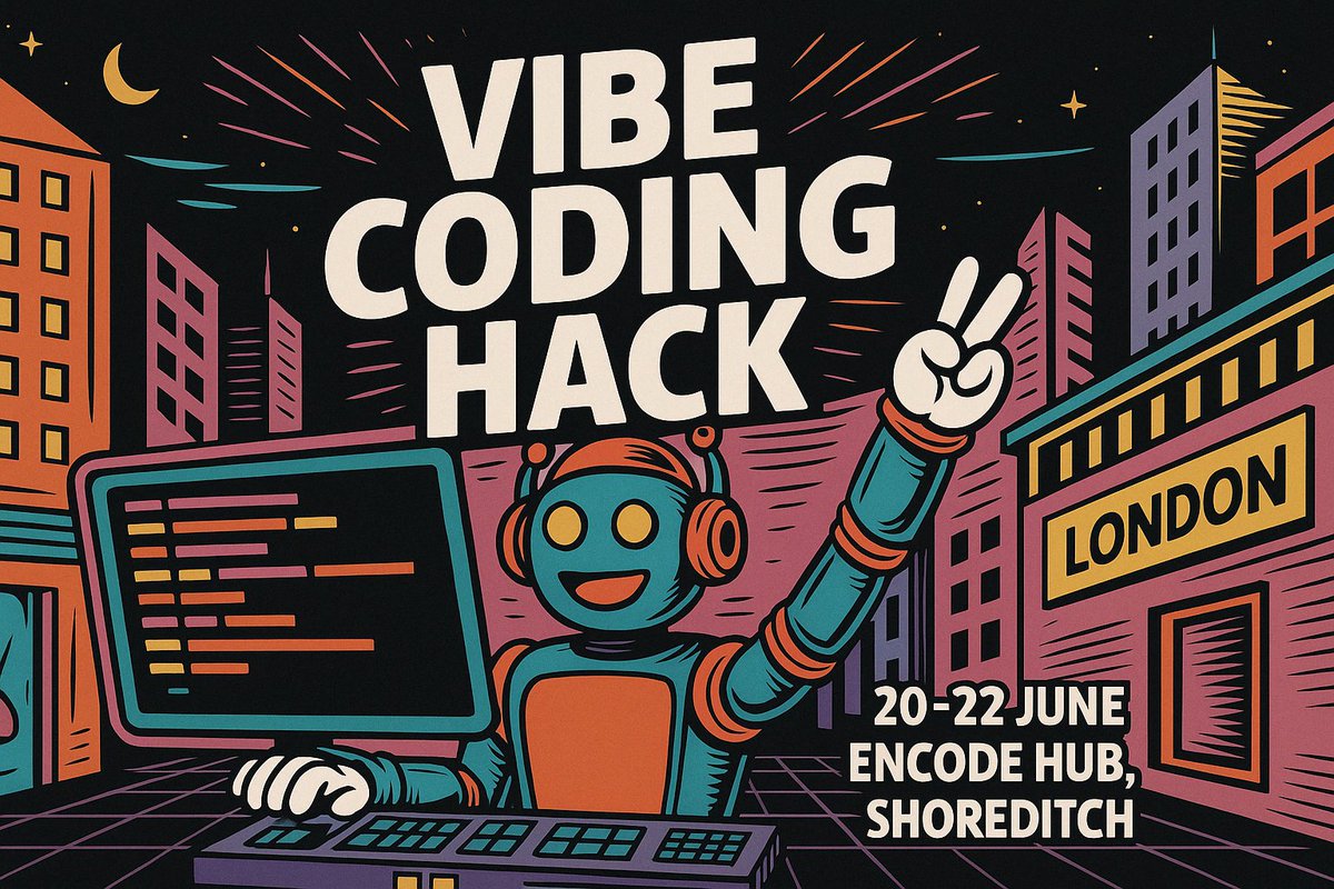 Who’s ready to get their vibe coding on?

Our Vibe Coding Hackathon is almost here - and nope, it’s not your average hack. We’re leaving manual coding at the door and going full AI mode. Fast. Fun. Brilliantly chaotic.

✨ Creativity is the only must-have. Let’s turn wild ideas
