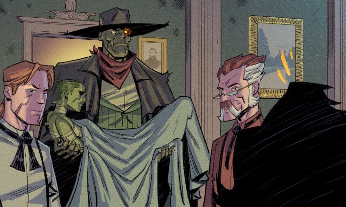 Secret meetings with the President. So close to being finished with Confederate Monster issue 5!!