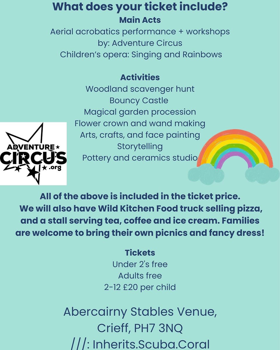 Abercairny (@abercairny) on Twitter photo Back again and better than ever!
Join us at our Children's Festival of Imagination on Sunday 13 July 2025 11am - 3pm. <a href="/advcircus/">AdventureCircusPerth</a>
Tickets ÂŁ20 per child (2-12)/ grown ups + under 2s go free through Eventbrite.
eventbrite.co.uk/e/childrens-fe… Back again and better than ever!
Join us at our Children's Festival of Imagination on Sunday 13 July 2025 11am - 3pm. <a href="/advcircus/">AdventureCircusPerth</a>
Tickets ÂŁ20 per child (2-12)/ grown ups + under 2s go free through Eventbrite.
eventbrite.co.uk/e/childrens-fe…