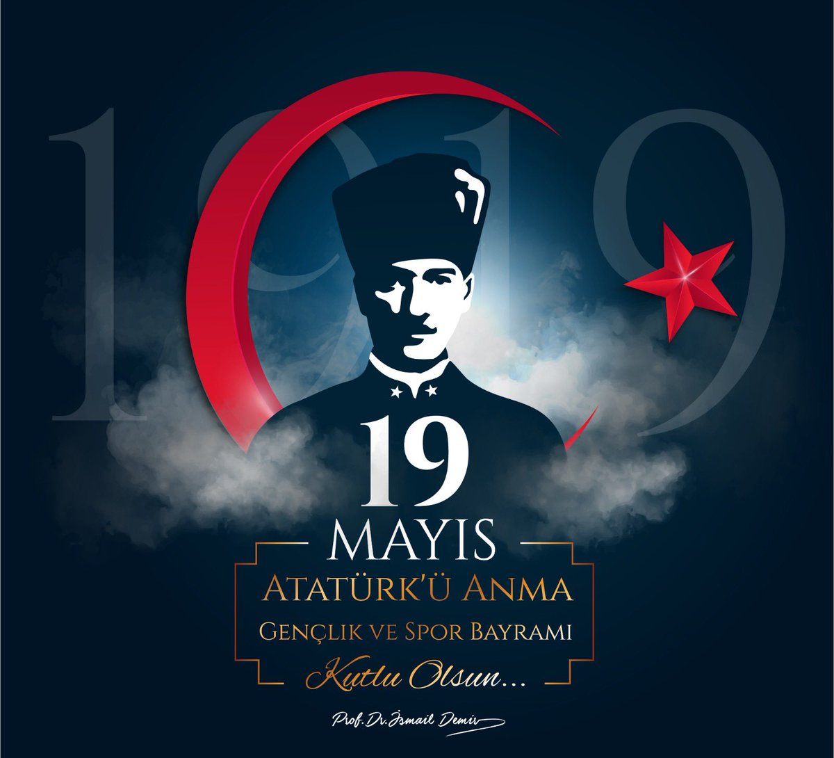 19 Mayıs 1919, bağımsızlık ve egemenliğe giden yolda atılan kararlı bir adımdır. Gazi Mustafa Kemal Atatürk’ü saygıyla anıyor, gençlerimizin bilim, spor ve kültürle geleceği şekillendireceğine yürekten inanıyoruz. Bayramımız kutlu olsun.🇹🇷
