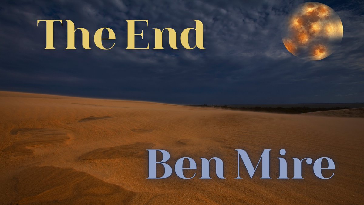Bunker Squirrel🐿️ Magazine (@bunkersquirrels) on Twitter photo Ben Mire <a href="/BenMireAuthor/">Ben Mire (sometimes called David)</a> has created a a world and a story that grips the reader and pulls their feelings from them. You can't resist the outcome.
Read: The End
bunkersquirrel.com/the-end.html
Share your gripping tale:
#Prompt The Grey Between
Due June 1
bunkersquirrel.com/submissions.ht… Ben Mire <a href="/BenMireAuthor/">Ben Mire (sometimes called David)</a> has created a a world and a story that grips the reader and pulls their feelings from them. You can't resist the outcome.
Read: The End
bunkersquirrel.com/the-end.html
Share your gripping tale:
#Prompt The Grey Between
Due June 1
bunkersquirrel.com/submissions.ht…