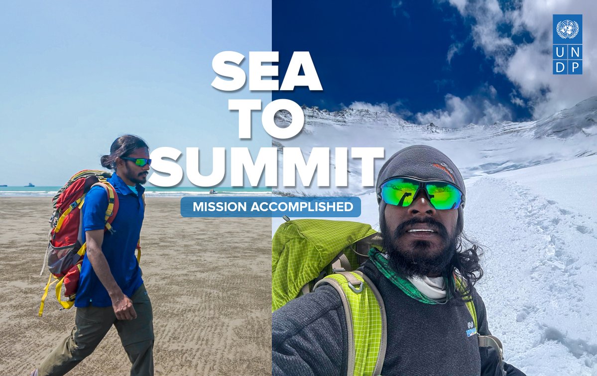 UNDP Bangladesh (@undp_bd) on Twitter photo From sea to the summit! We congratulate our #YouthAdvocate for #BeatPlasticPollution, <a href="/ikramul_shakil/">Ikramul Hasan Shakil</a>, for making history by walking from #CoxsBazar 🌊to #MountEverest🏔️ and raising the 🇧🇩 flag at the world’s highest peak! A proud moment for <a href="/UNDP/">UN Development</a>, a proud moment for Bangladesh! From sea to the summit! We congratulate our #YouthAdvocate for #BeatPlasticPollution, <a href="/ikramul_shakil/">Ikramul Hasan Shakil</a>, for making history by walking from #CoxsBazar 🌊to #MountEverest🏔️ and raising the 🇧🇩 flag at the world’s highest peak! A proud moment for <a href="/UNDP/">UN Development</a>, a proud moment for Bangladesh!