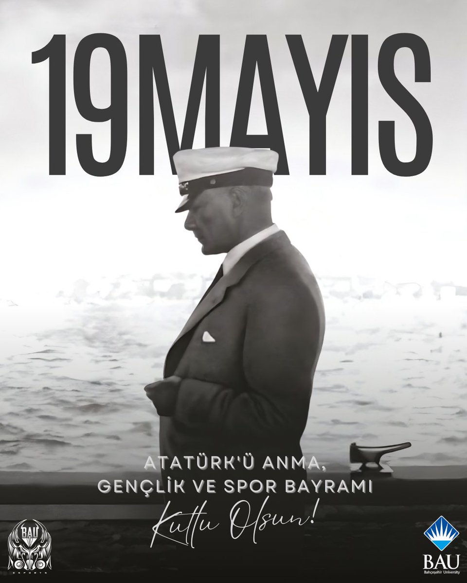 19 Mayıs Atatürk'ü Anma, Gençlik ve Spor Bayramı kutlu olsun!