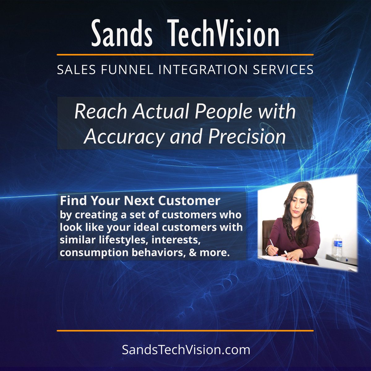 Reach Actual People with Accuracy and Precision

Learn More 👉 sandstechvision.com/learnmore/soci… 👈