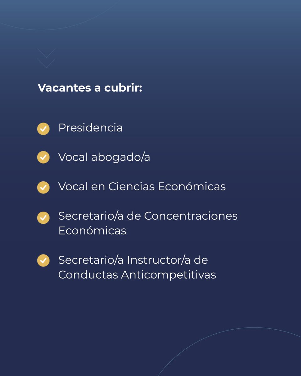 ComercioArg's tweet image. Hasta el 2 de junio se encuentra abierta la convocatoria al concurso público para elegir a los miembros de la Autoridad Nacional de la Competencia, organismo descentralizado y autárquico que reemplazará a la actual Comisión Nacional.
Más información: argentina.gob.ar/noticias/el-go…