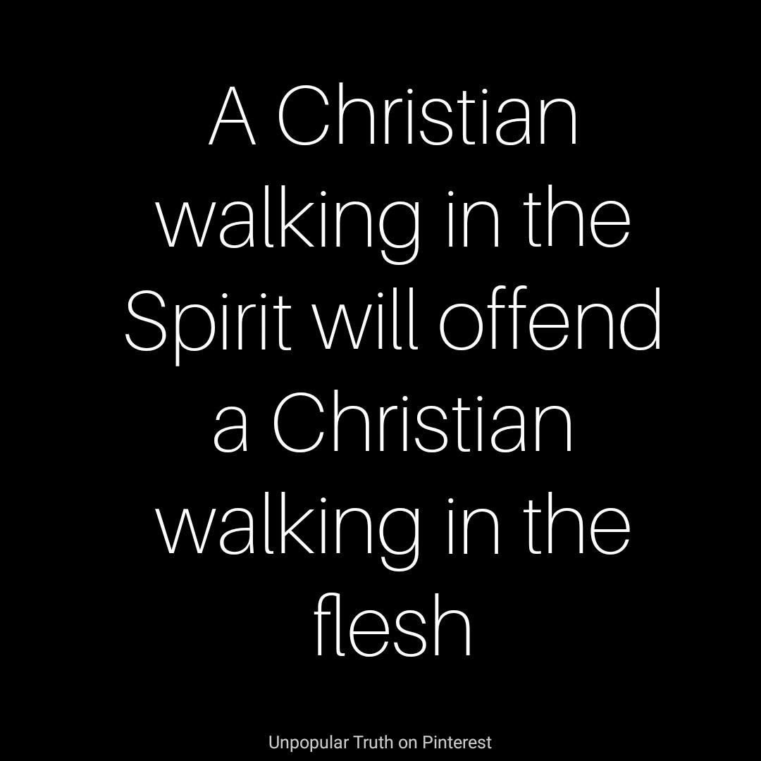I know this happens a lot but here’s what I think… A Christian walking in the Spirit will have the tongue of the Spirit &amp; therefore will speak in a way that pierces the flesh, stirs the heart, &amp; engages the Spirit in others.