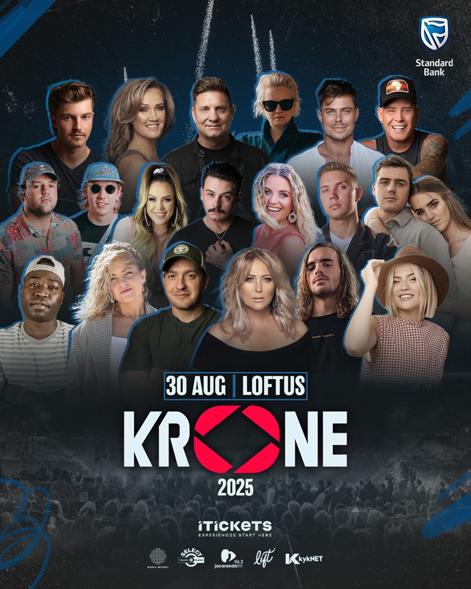 Select Musiek (@selectmusiek) on Twitter photo Verwelkom saam met ons <a href="/StandardBankZA/">Standard Bank ZA</a> as hoofborg by #Krone2025byLoftus.
Ons sien uit om saam met julle herinneringe te maak! Verwelkom saam met ons <a href="/StandardBankZA/">Standard Bank ZA</a> as hoofborg by #Krone2025byLoftus.
Ons sien uit om saam met julle herinneringe te maak!