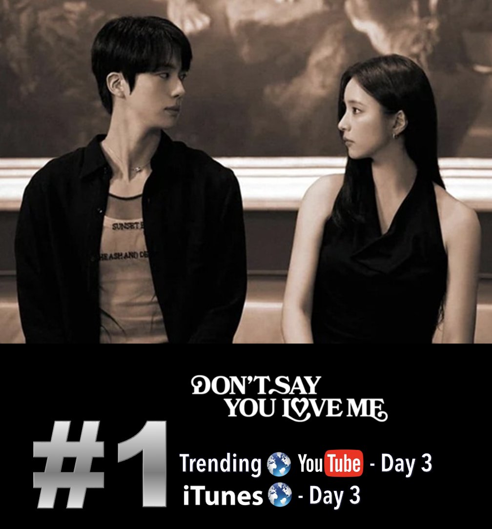 #JIN holds in the Top 5 of the Global Digital Artist Rank for a 3rd day, still the Most consumed Asian Artist across all Digital Platforms worldwide, while his amazing album 'ECHO' scores a 3rd consecutive day atop the Worldwide &amp; European iTunes Album charts with ALL 7 songs