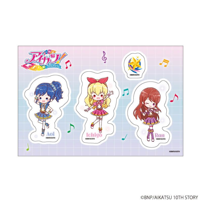 ✨好評発売中✨ 「アイカツ！」 「PETANTシール 06/いちご＆あおい＆蘭