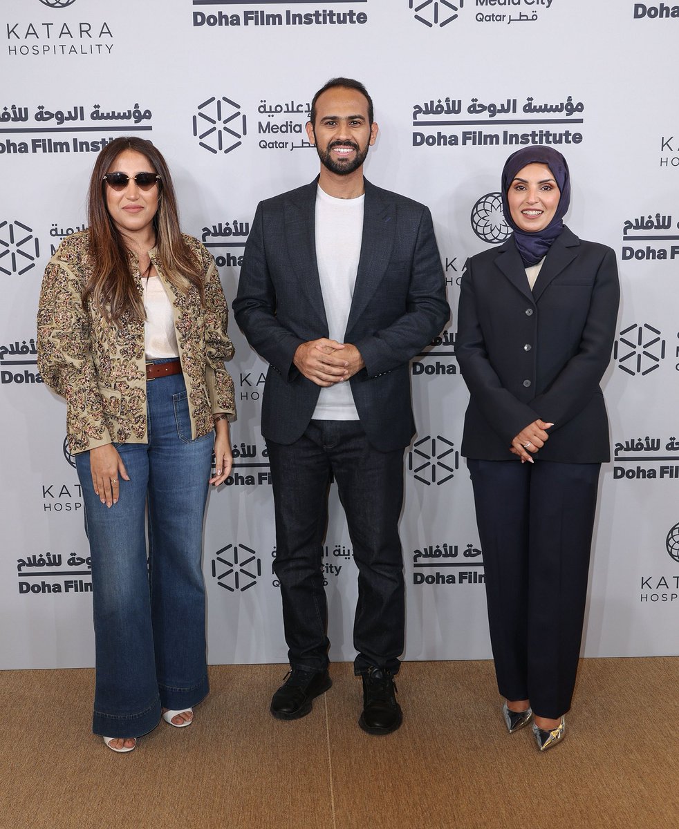 جمانة الراشد
فيصل بالطيور
وفاطمة الرميحي 
من حفل مؤسسة الدوحة للأفلام الذي أقيم على مهرجان كان السينمائي للإعلان عن تفاصيل المهرجان السينمائي والذي سيقام في نوفمبر القادم..

#Cannes2025