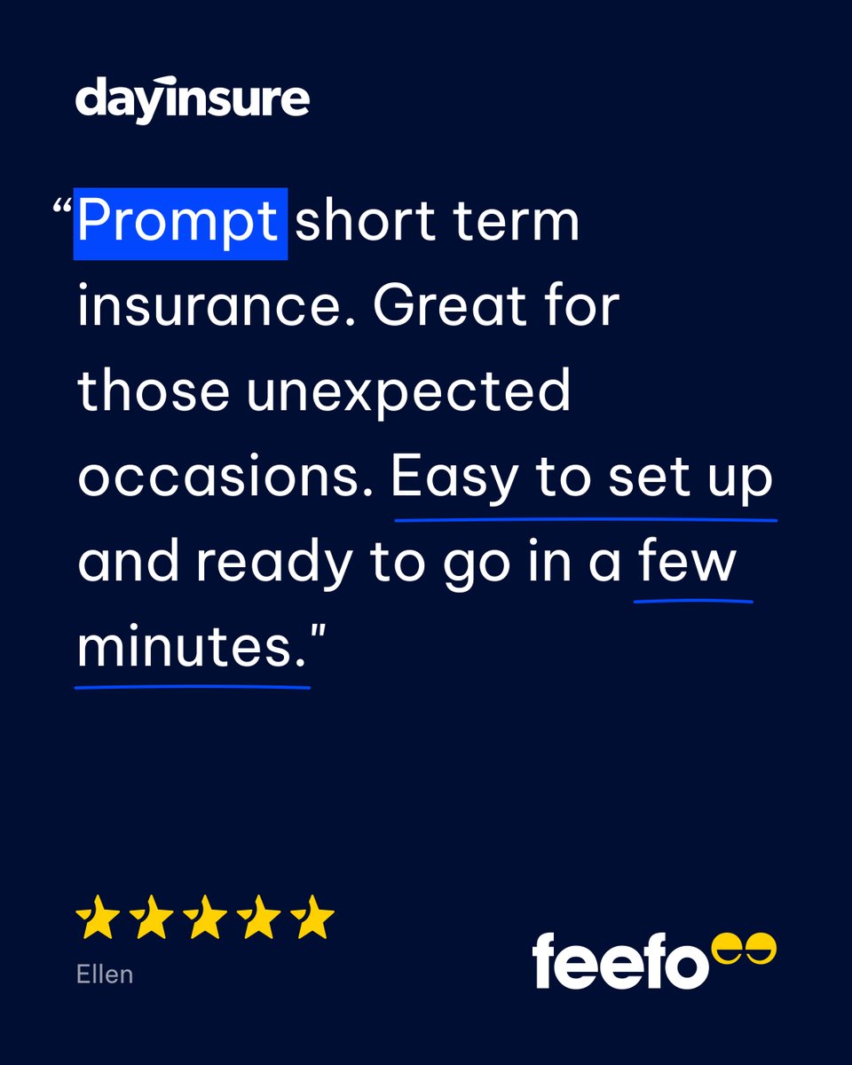✅ friends nominated you as road trip driver?
✅ need to borrow a bigger car to move house?
✅ just bought a car and need to drive it home?

We’ve got flexible cover to help make the unexpected manageable 🚙✨ 📲 my.day.insure/app