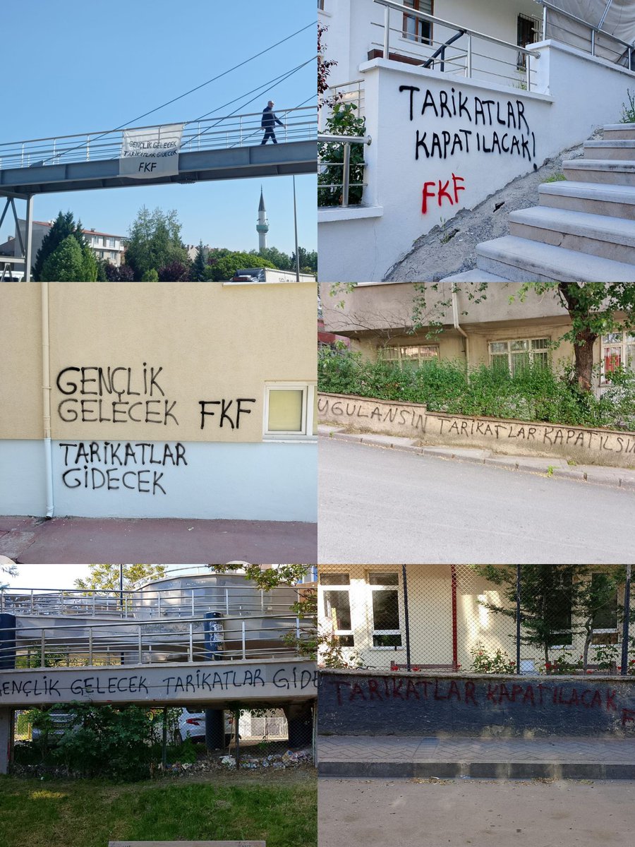fikir_kulupleri's tweet photo. 19 Mayıs'ta tarikatlara karşı gençlik burada!

Kurtuluş Savaşı'nın başlangıcından 106 yıl sonra, yurdumuz emperyalistlerin, sömürücülerin, tarikatların işgali altında. 

Memleketin dört bir yanından sesleniyoruz:

Bu karanlığı dağıtacak, bağımsız Türkiye'yi kuracağız. 

#19Mayıs https://t.co/yNIeVwvZJy