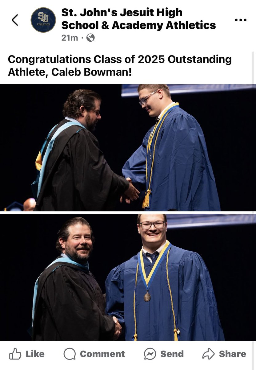 Thank you for this recognition. AMDG
