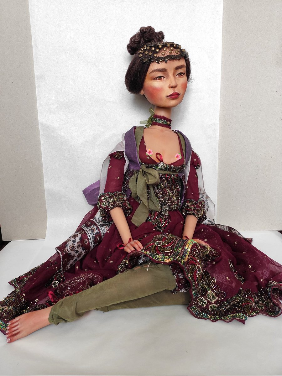 Архивное.
Барышня Сезен.
#art #artdoll